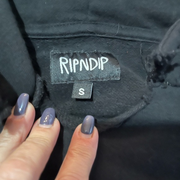 Rip N Dip Nermland Unicorn Graphic Black Pullover Hoodie SZ S - Picture 8 of 13